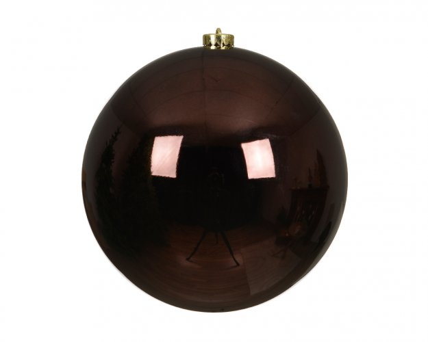 Елочные игрушка Шар 20 см Black truffle