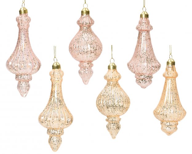 Елочное украшение DECORIS Орнамент 15 см pearl