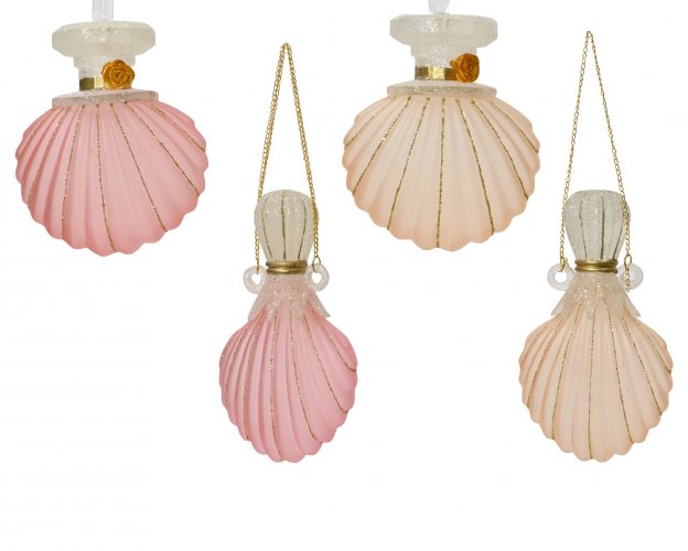 Елочное украшение DECORIS Парфюм 12 см velvet pink