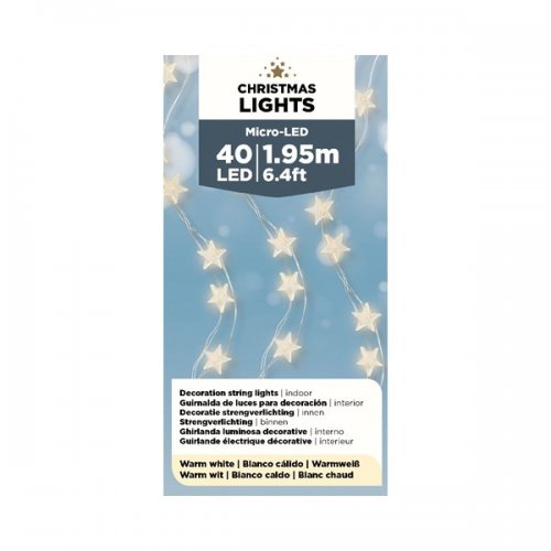 Гирлянда Микро-LED STAR 195см