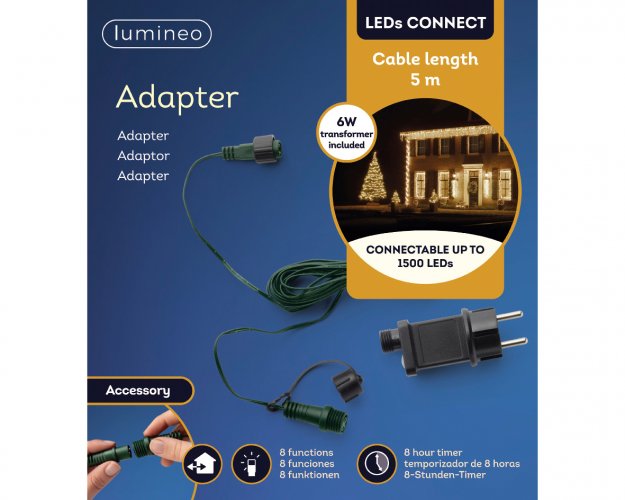 Блок питания для гирлянд 500см до 1500led