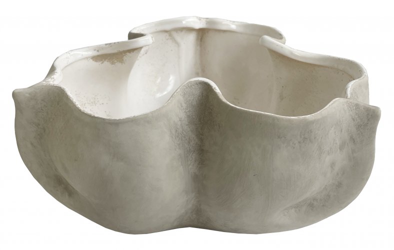 Керамическая ваза SHISHI Под, серая 13,5 см