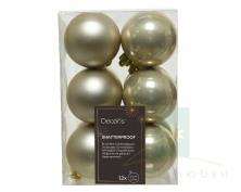 Набор елочных шаров DECORIS 6 см Pearl 12 шт