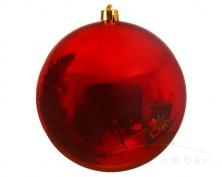Елочный шар DECORIS 25 см Christmas Red