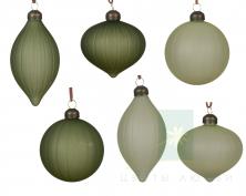 Елочное украшение матовое DECORIS 8см