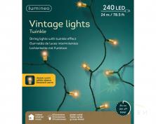 Гирлянда LUMINEO Винтажная 2390см 240LED green/classic warm