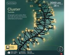 Гирлянда светодиодная CLUSTER LUMINEO 28м мягкое золото