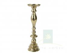 Подсвечник на одну свечу золотой 40.75cm